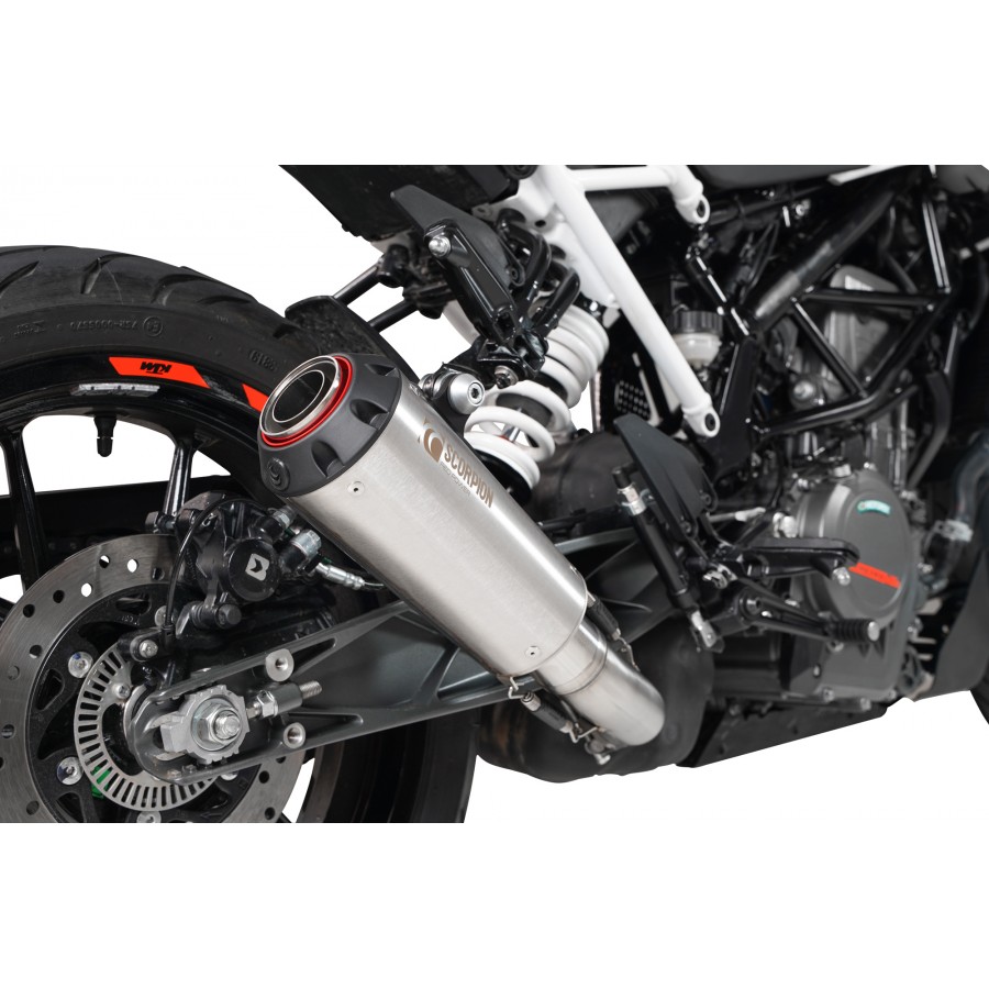 Scorpion Red Power Auspuff für KTM Duke 390 2021 Motorräder