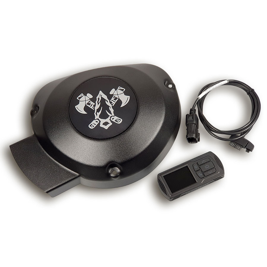 Stage 2 Kit aus Luftfilterdeckel und Powervision 3 für Indian TS 111 und 116 Modelle