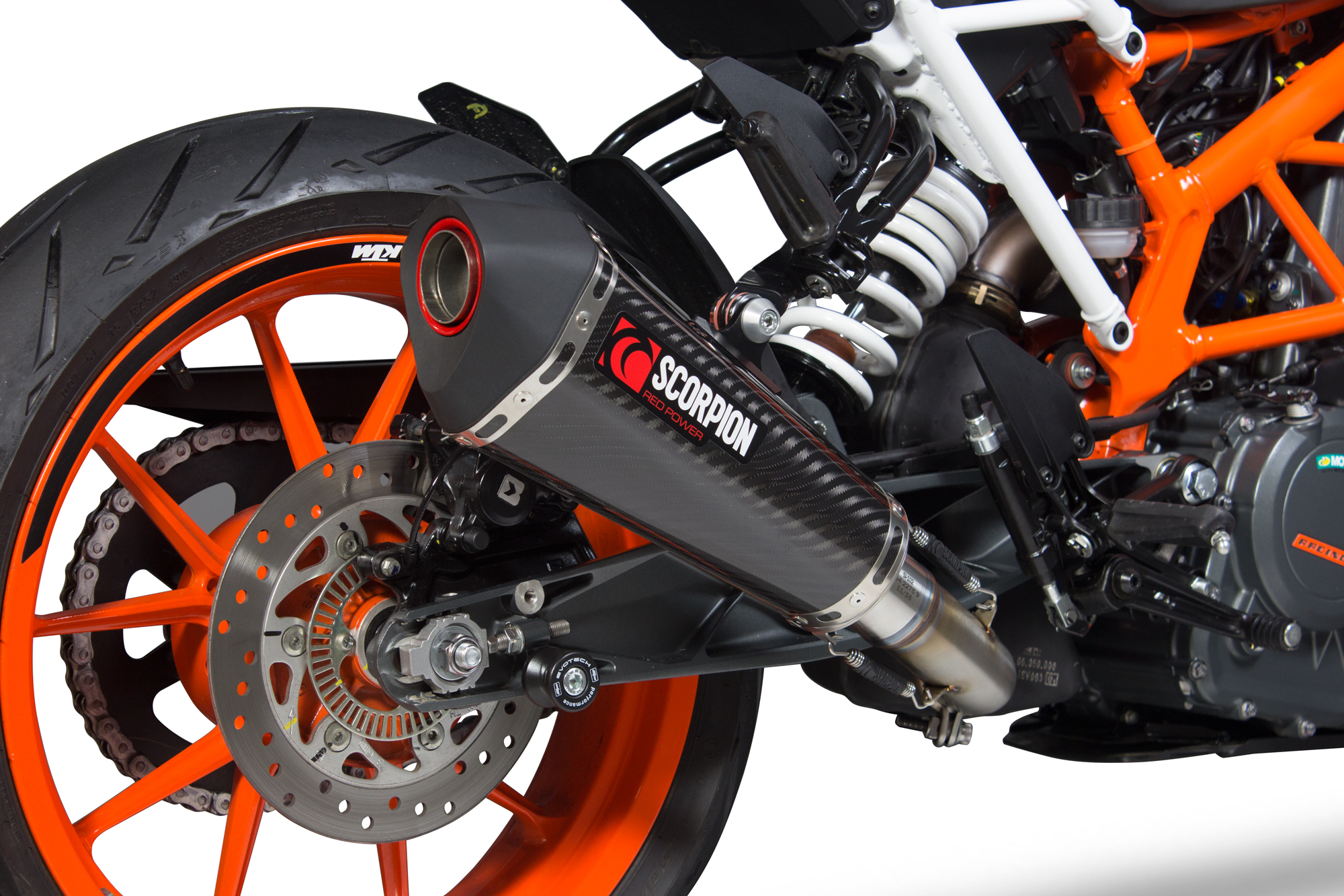 Scorpion Serket Taper Auspuff für KTM Duke 390 2017-2020 Motorräder