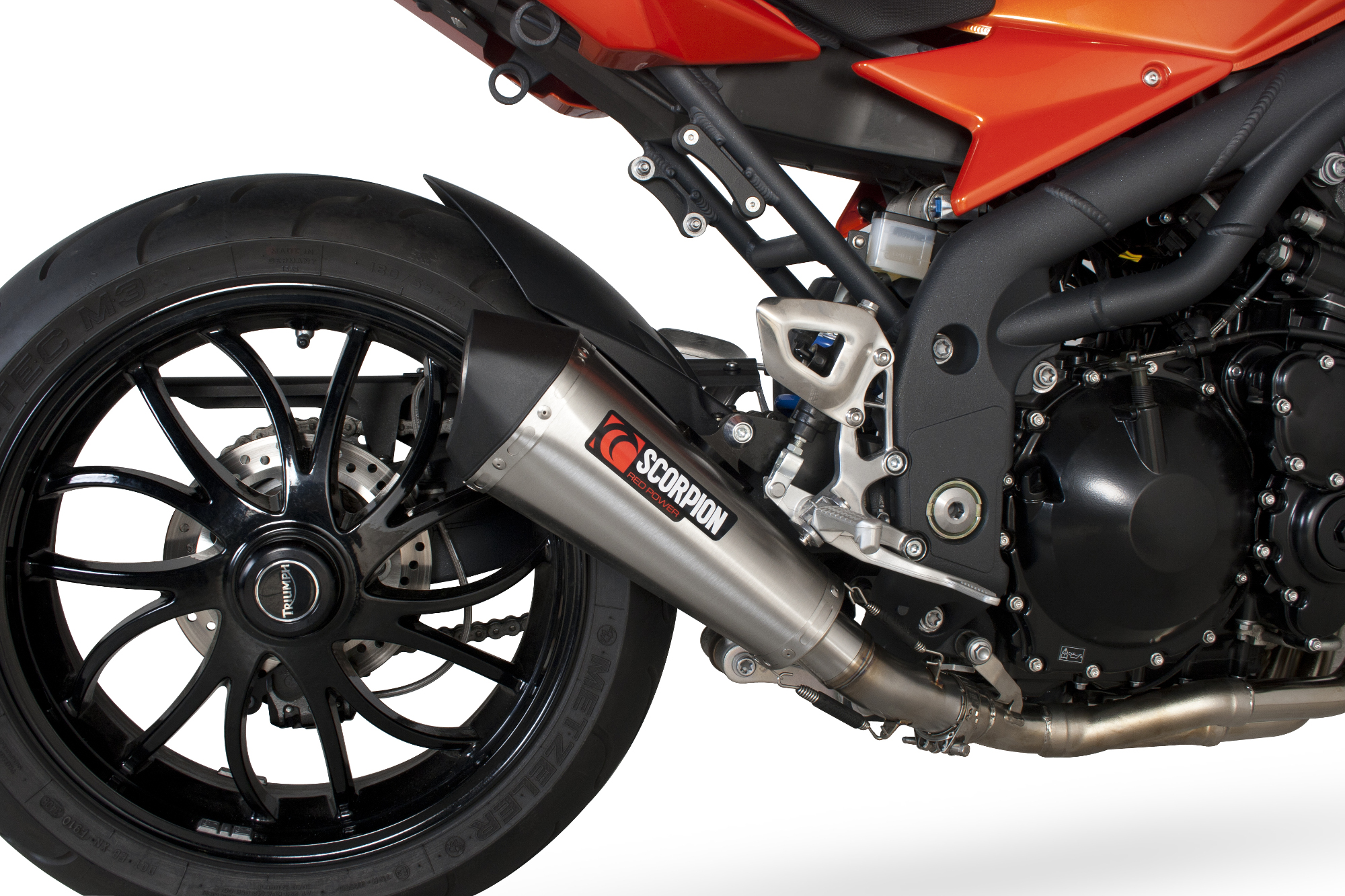 Scorpion Serket Taper Auspuff für Triumph Speed Triple 1050 2008-2010 Motorräder