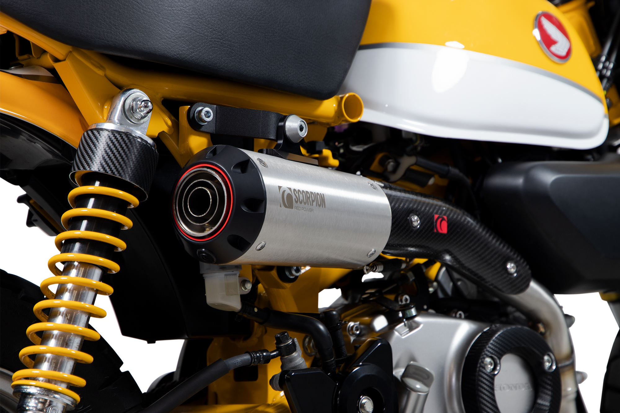 Scorpion Red Power Komplettanlage für Honda Monkey 125 2018-2024 Motorräder