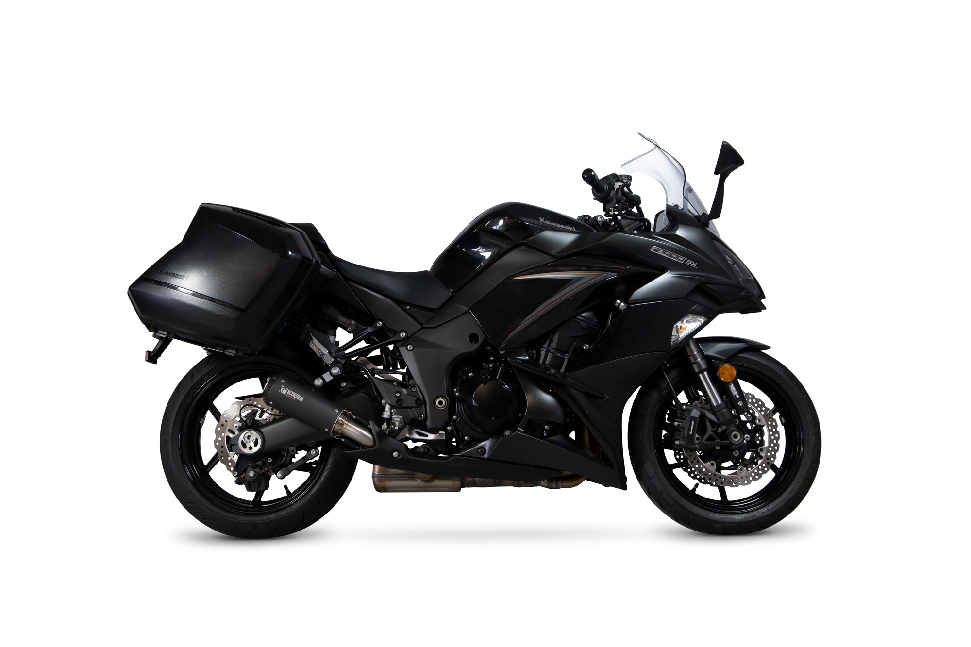 Scorpion Red Power Auspuff für Kawasaki Z 1000 SX 2017-2019 Motorräder