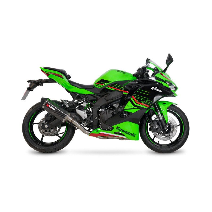 Scorpion Serket Parallel Komplettanlage für Kawasaki ZX 4 RR 2023-2024 Motorräder