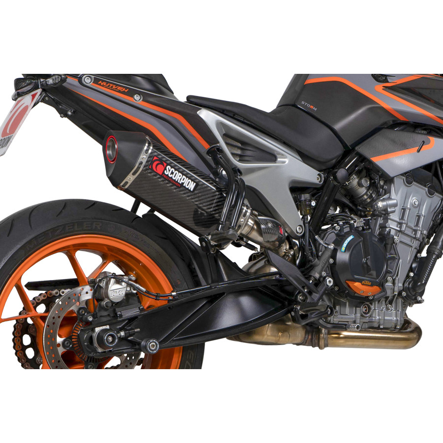 Scorpion Serket Parallel Auspuff für KTM Duke 790 2023 Motorräder