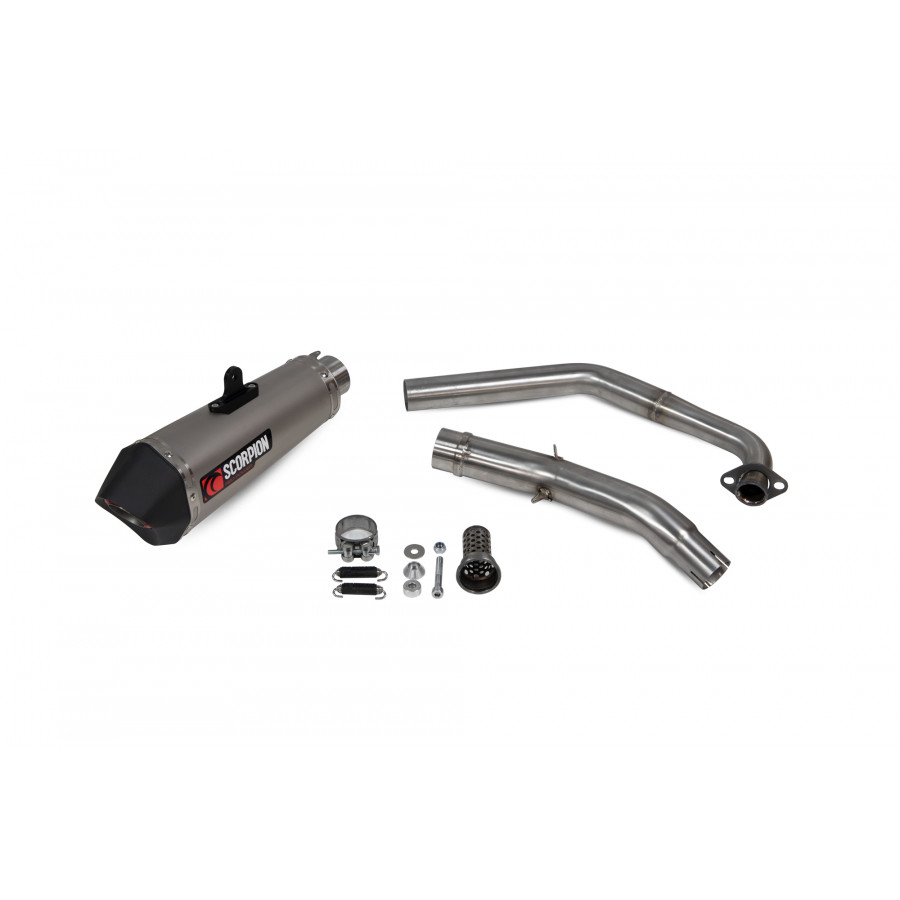 Scorpion Serket Taper Komplettanlage für Yamaha MT 125 2021 Motorräder