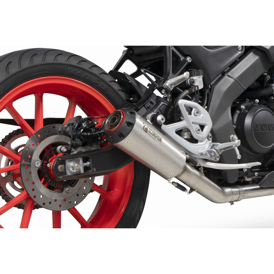 Scorpion Red Power Komplettanlage für Yamaha MT 125 2019-2020 Motorräder