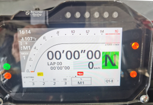Cockpit der Honda CBR 1000 RRR