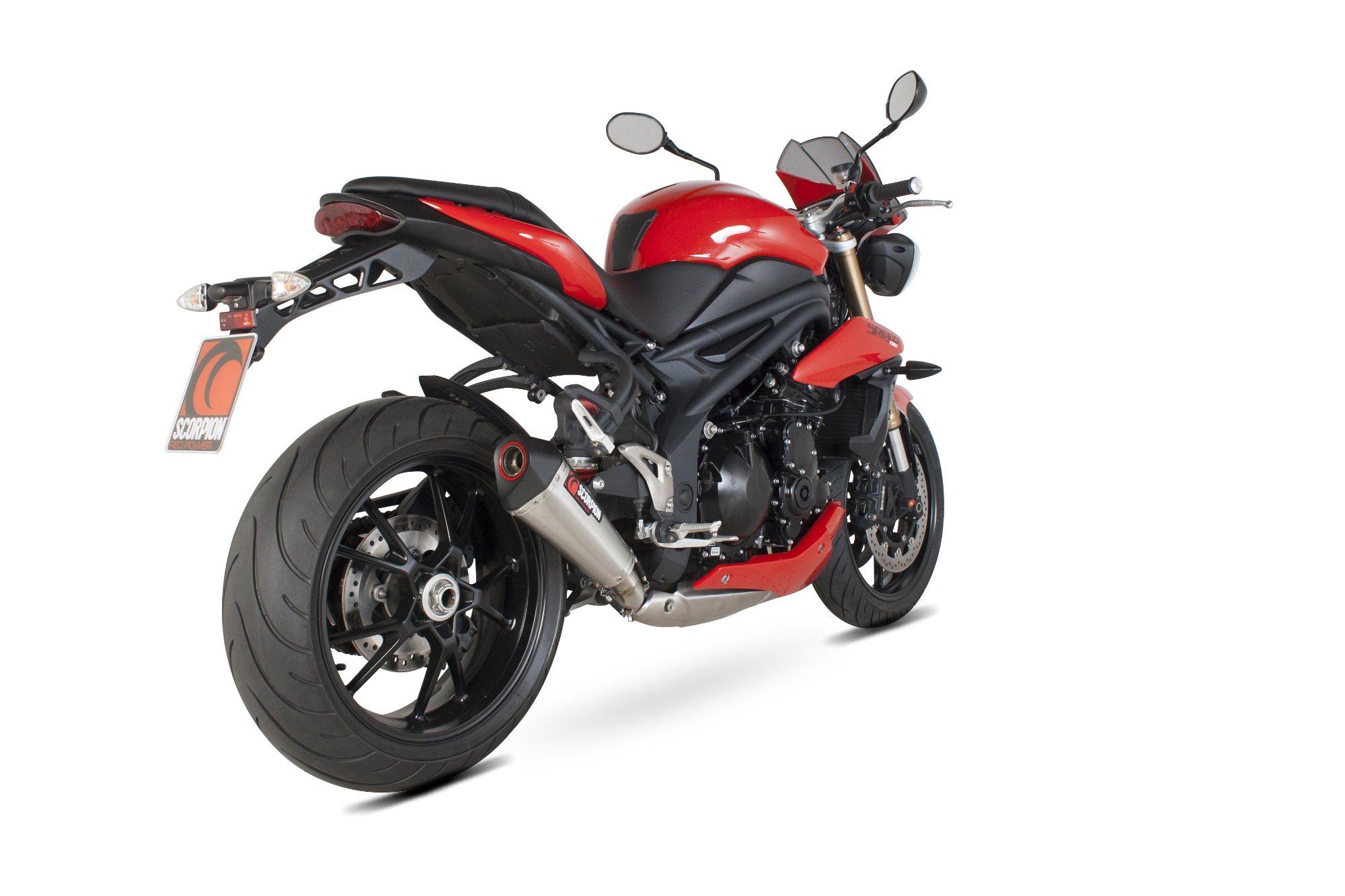 Scorpion Serket Taper Auspuff für Triumph Speed Triple 1050 2011-2015 Motorräder