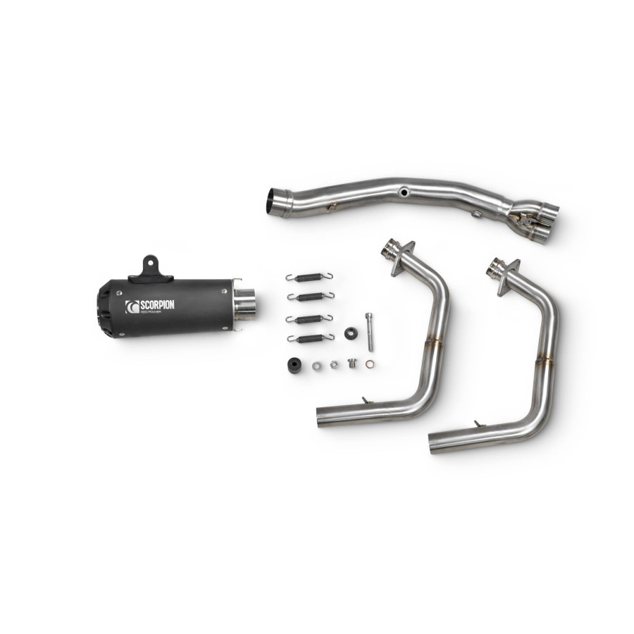Scorpion Red Power Komplettanlage für Kawasaki Ninja 400 / 250 2018-2023 Motorräder