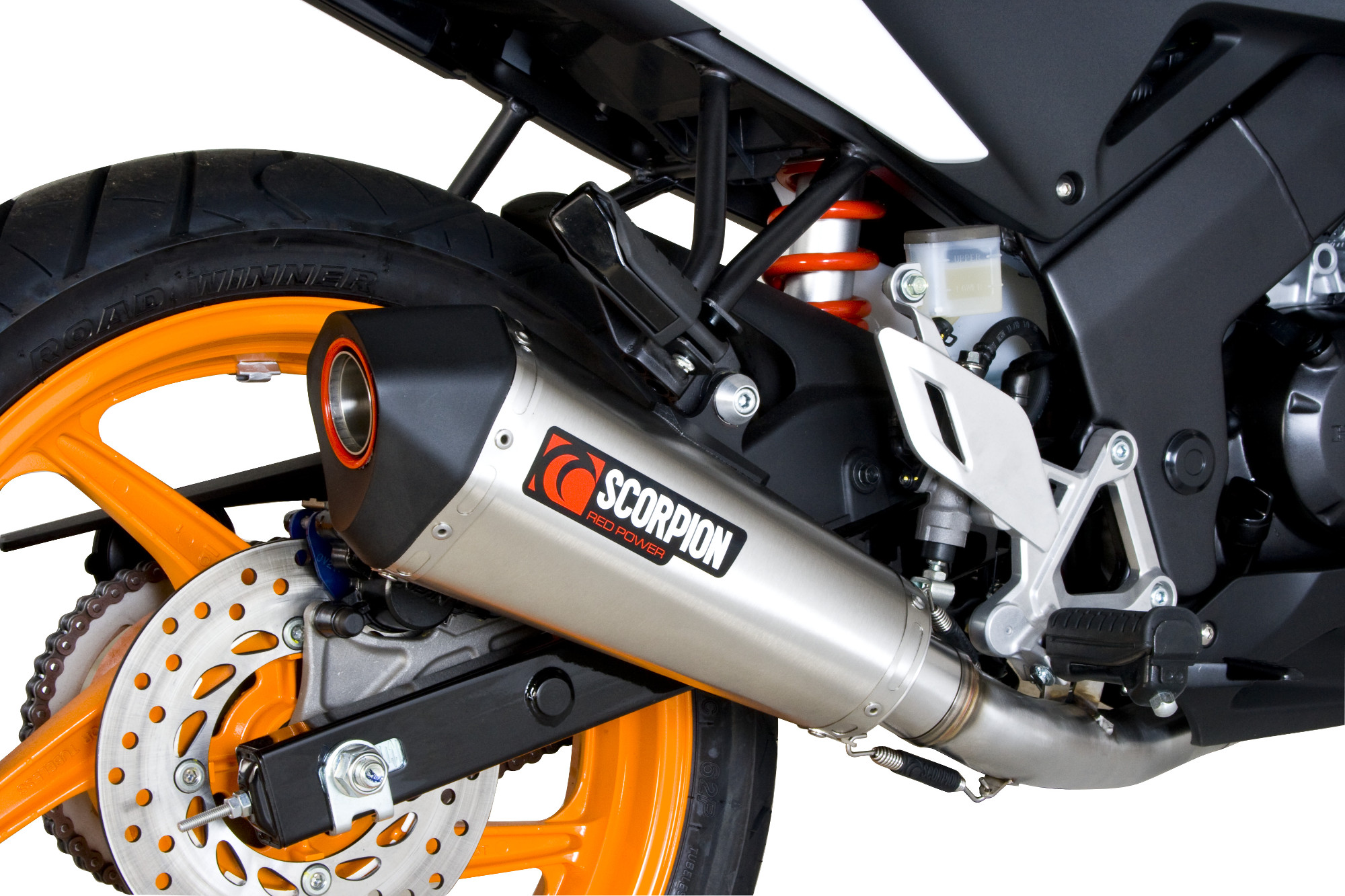Scorpion Serket Taper Endtopf mit Krümmeranlage in für Honda CBR 125 R