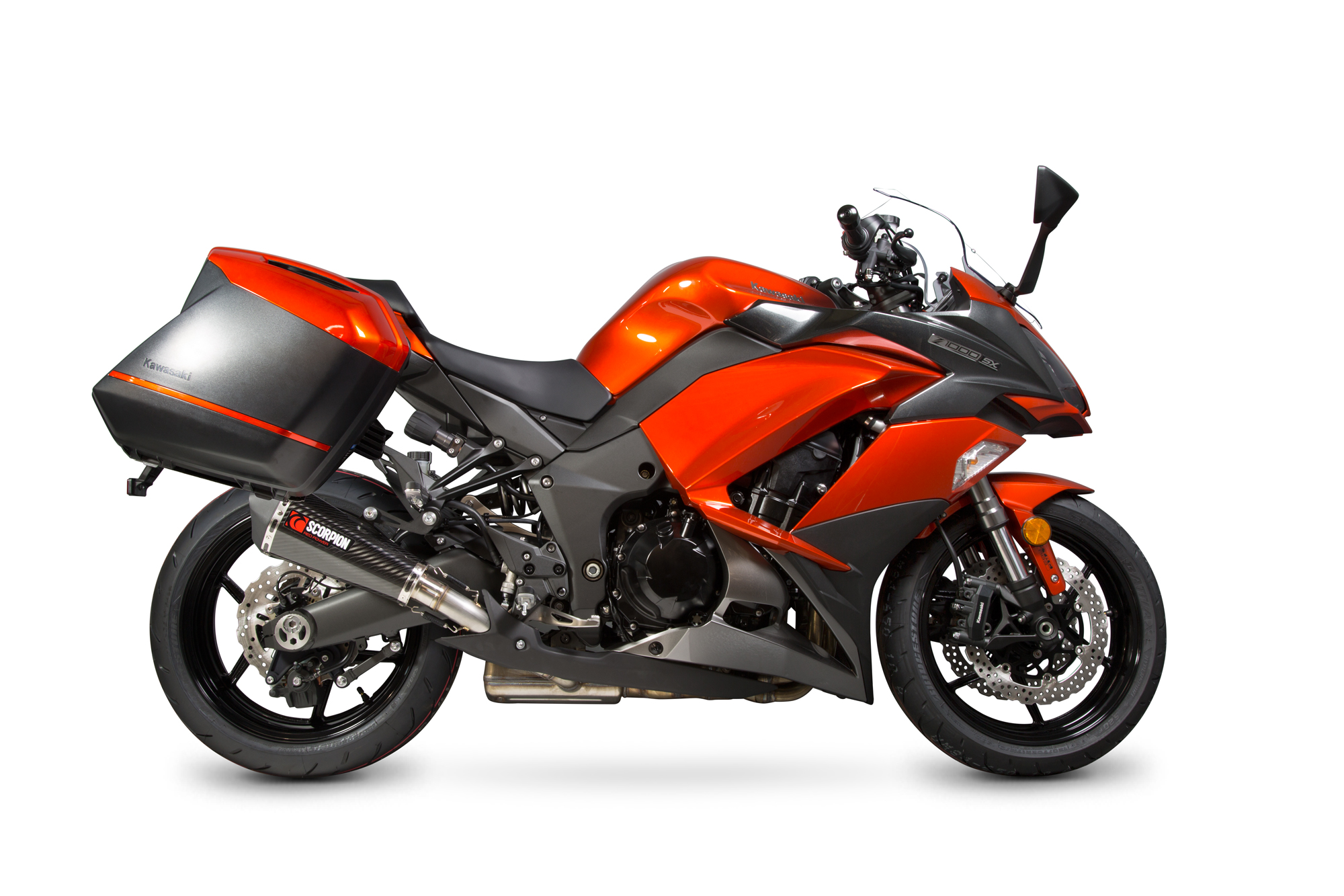 Scorpion Serket Taper Auspuff für Kawasaki Z 1000 SX 2017-2019 Motorräder