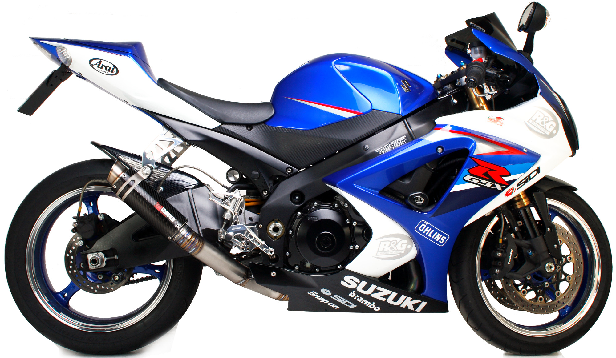 Scorpion RP-1 GP Auspuff für Suzuki GSX R 1000 2007-2008 Motorräder