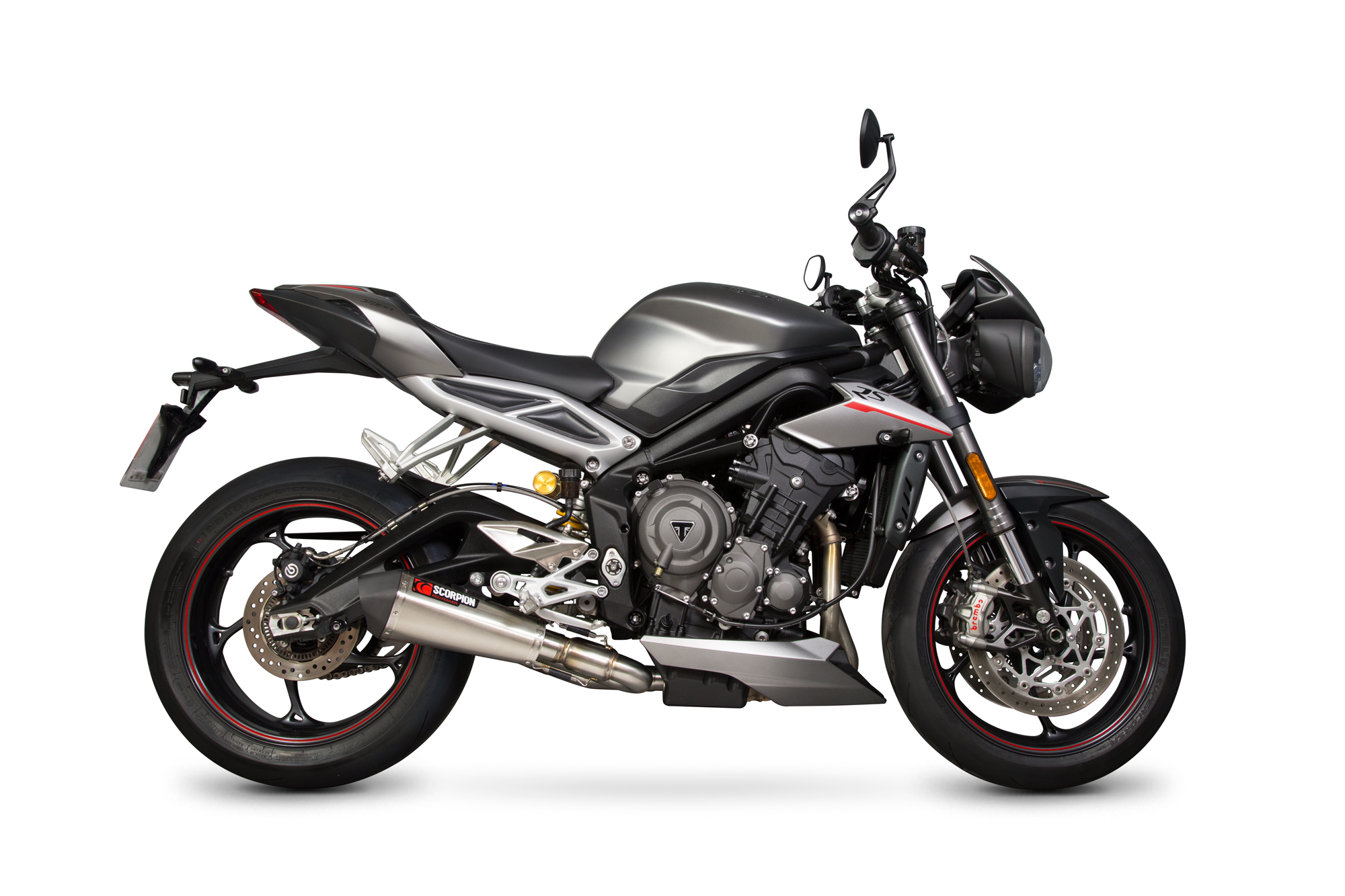 Scorpion Serket Taper Auspuff für Triumph Street Triple 765 R / S / RS 2017-2019 Motorräder