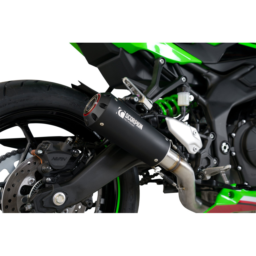 Scorpion Red Power Komplettanlage für Kawasaki ZX 4 RR 2023-2024 Motorräder