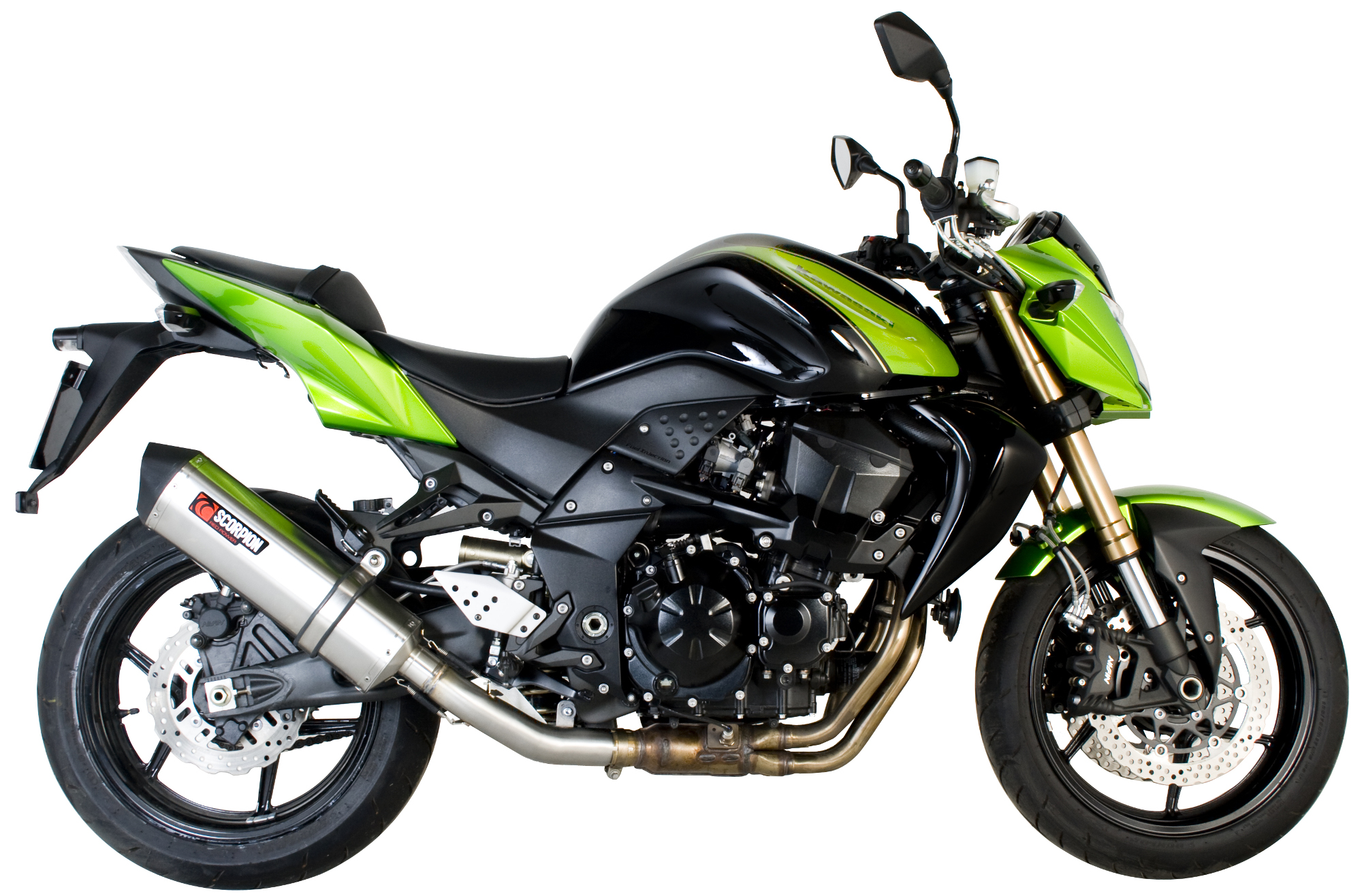Scorpion Serket Parallel Auspuff für Kawasaki Z 750 2007-2012 Motorräder