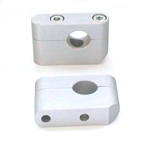 Lenkerhalter für Zollenker silber