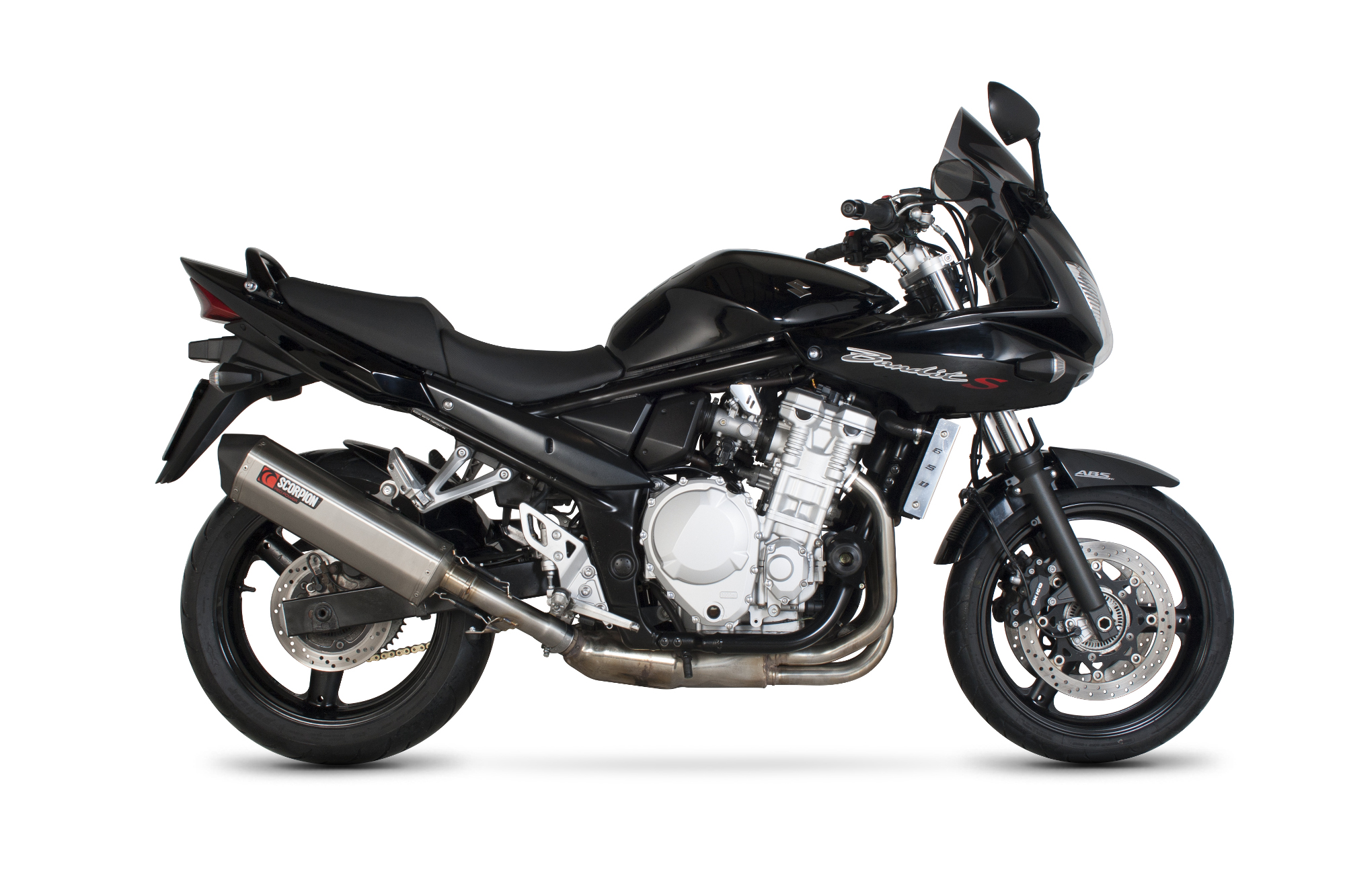 Scorpion Serket Parallel Auspuff für Suzuki GSF 650 Bandit 2007-2011 Motorräder