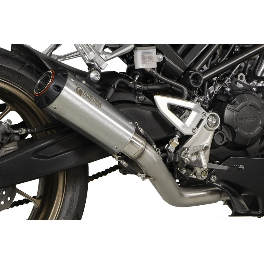Scorpion Red Power Komplettanlage für Honda CB 125 R 2021-2022 Motorräder