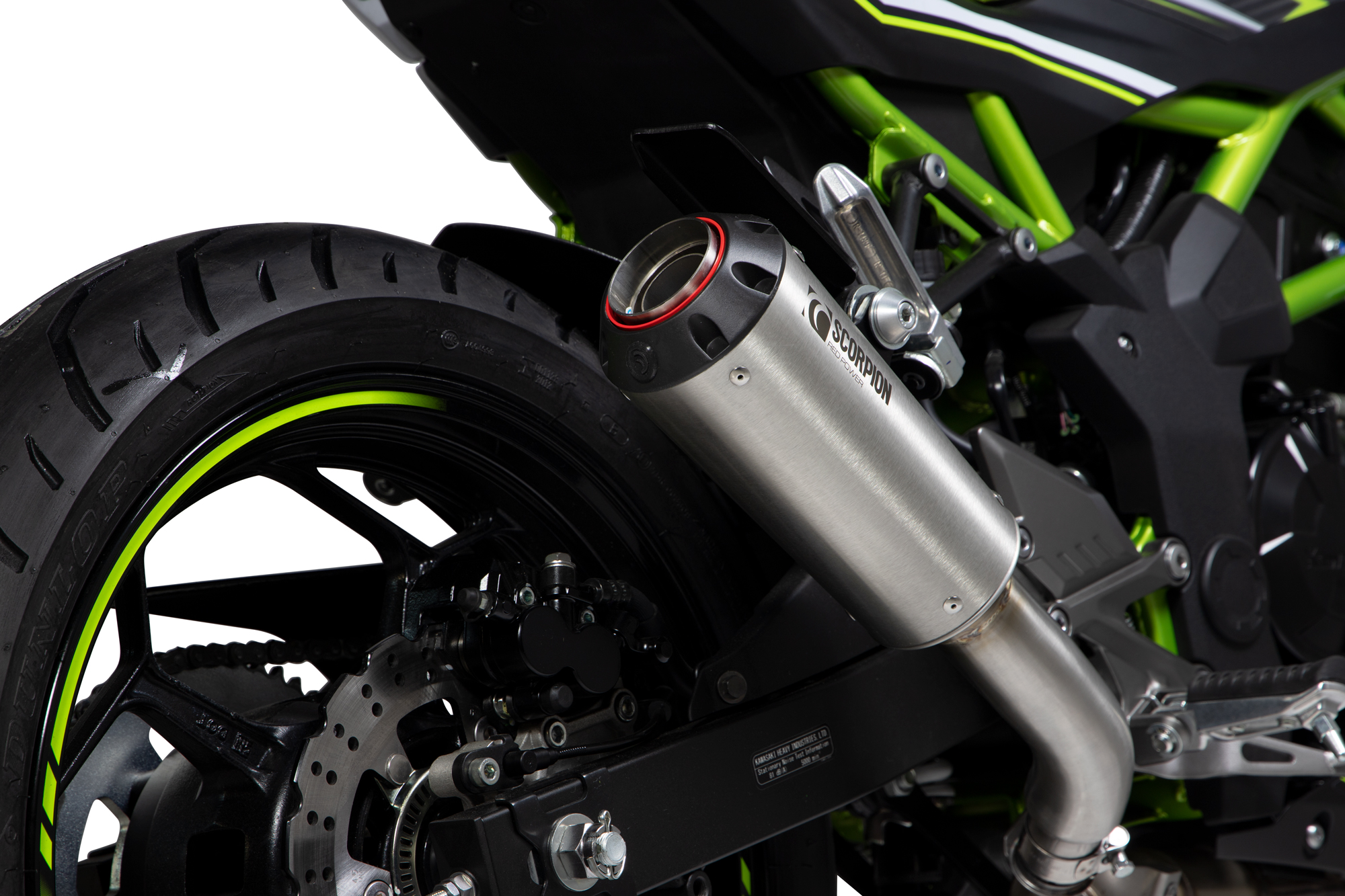 Scorpion Red Power Auspuffanlage für Kawasaki Z 125