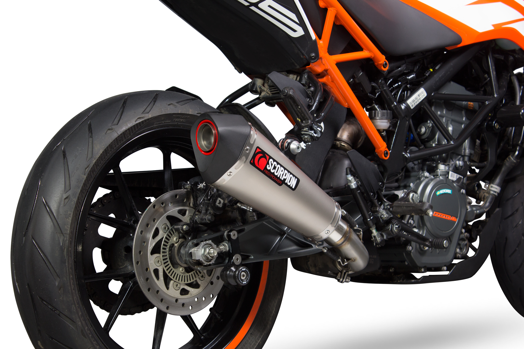 Scorpion Serket Taper Auspuff für KTM Duke 125 2017-2020 Motorräder