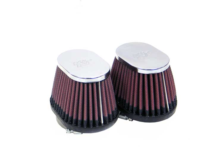 K&N Rennfilter mit 44 mm Flansch 102 x 73 mm unten
