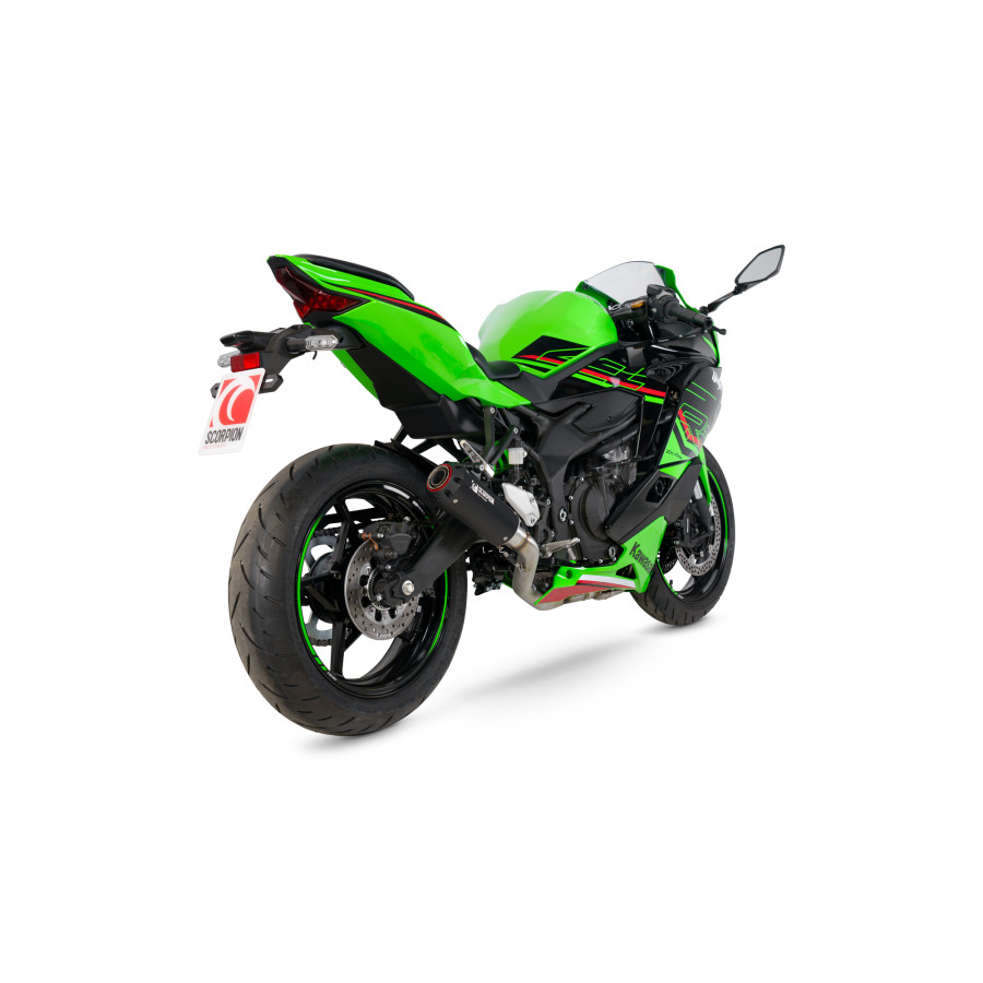 Scorpion Red Power Komplettanlage für Kawasaki ZX 4 RR 2023-2024 Motorräder
