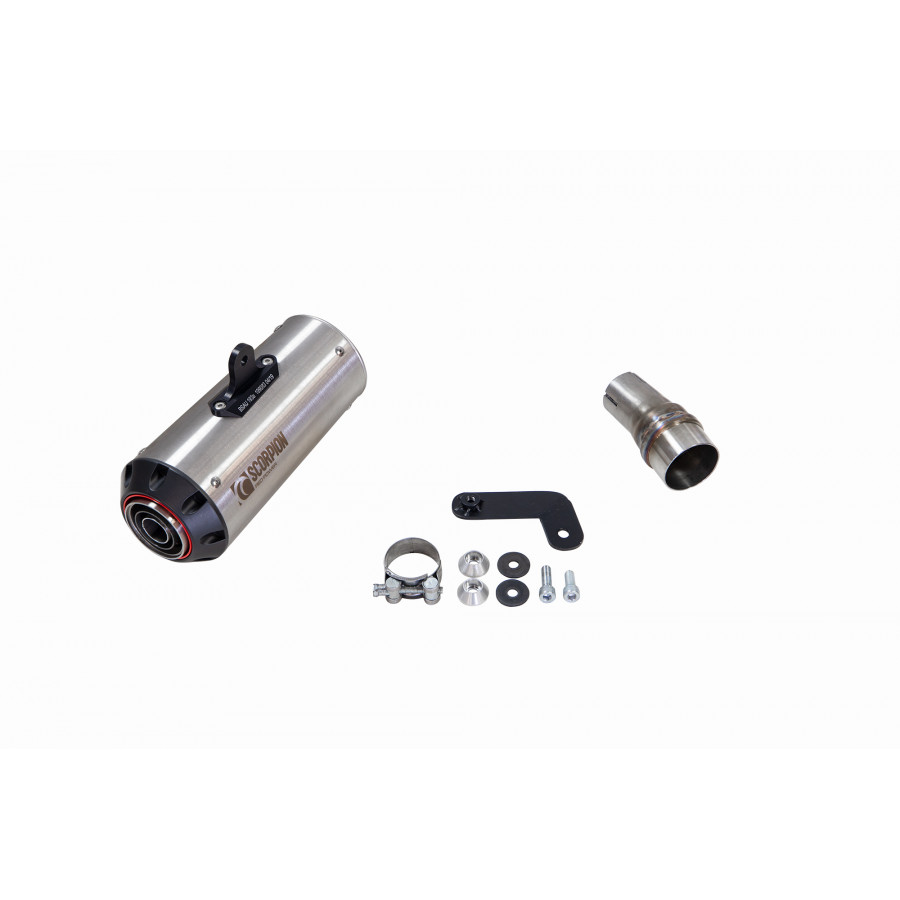Scorpion Red Power Auspuff für Bullit Hero 125 2017-2021 Motorräder