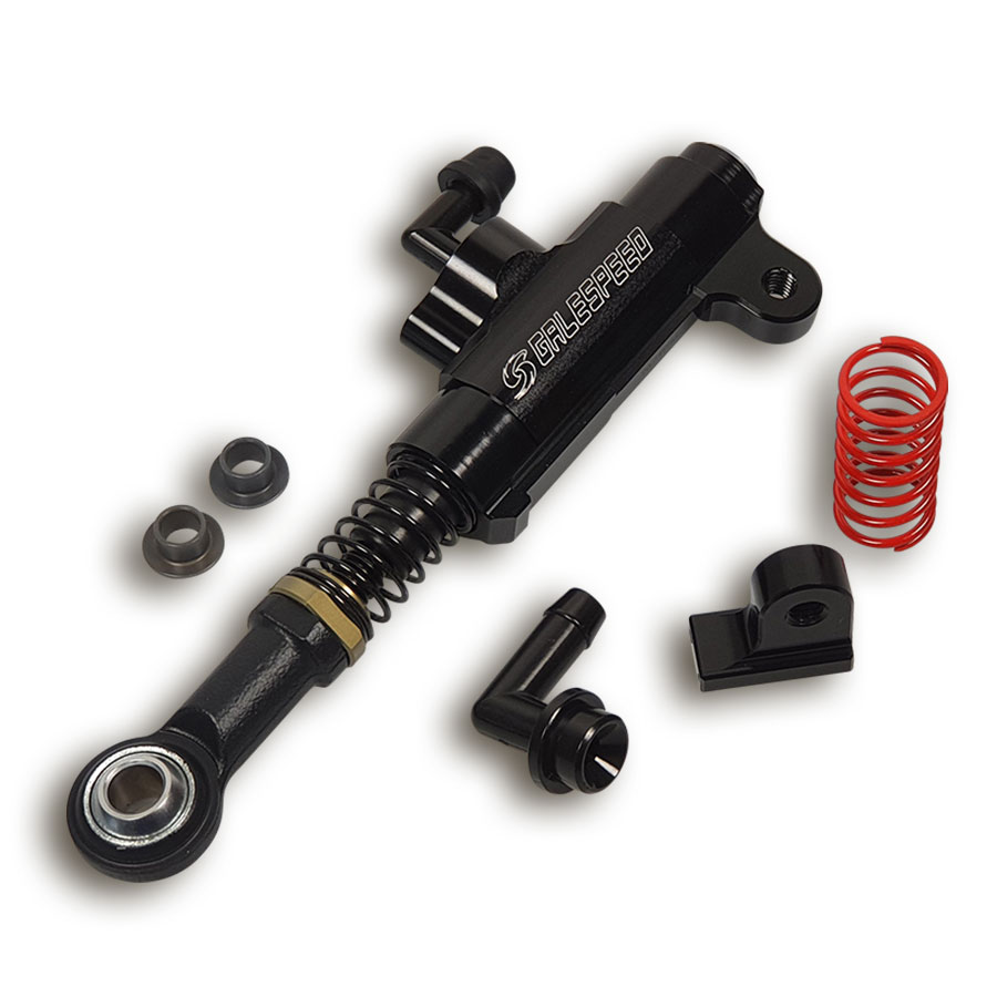 Galespeed hintere Bremspumpe 49 mm 4 mm Offset Aufnahmeabstand 12 mm Kolben 8 mm Aufnahmelager unten