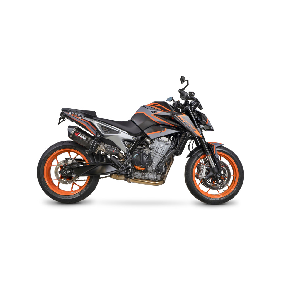 Scorpion Serket Parallel Auspuff für KTM Duke 790 2023 Motorräder