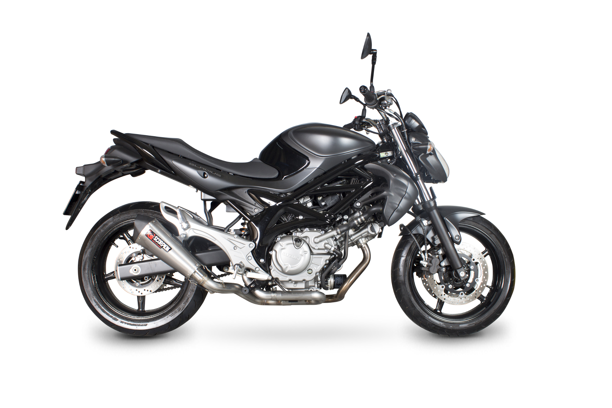 Scorpion Serket Taper Komplettanlage für Suzuki Gladius 650 2009-2016 Motorräder