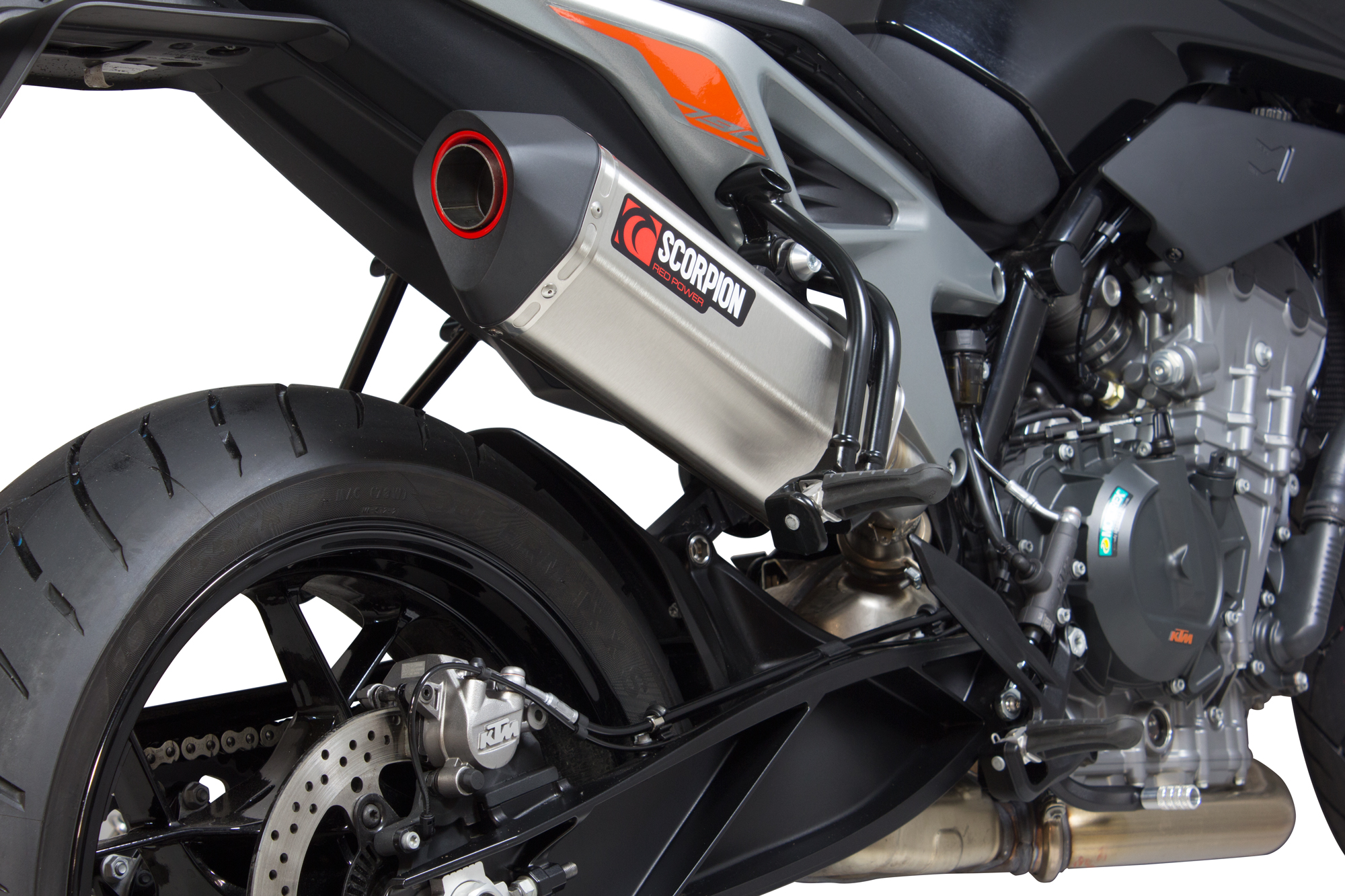 Scorpion Serket Parallel Auspuff für KTM Duke 790 2018-2020 Motorräder