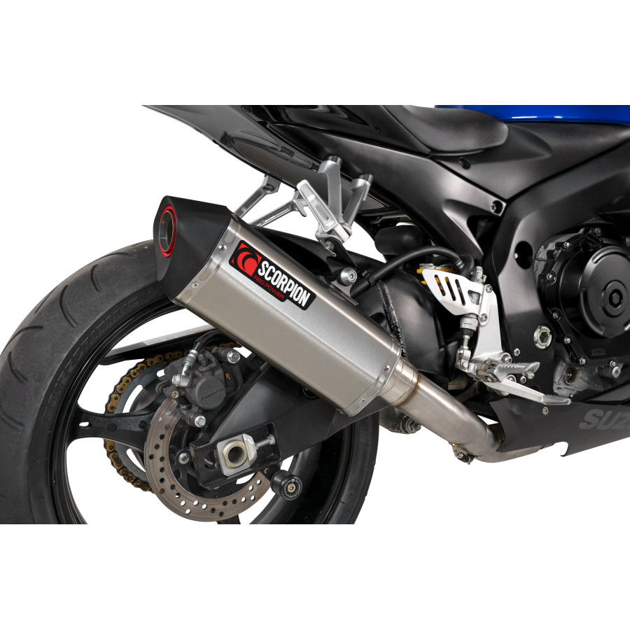 Scorpion Serket Parallel Auspuff für Suzuki GSX R 600 / 750 2006-2007 Motorräder