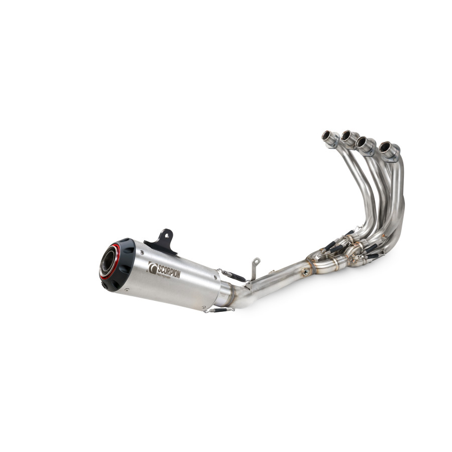 Scorpion Red Power Komplettanlage für Kawasaki ZX 4 RR 2023-2024 Motorräder