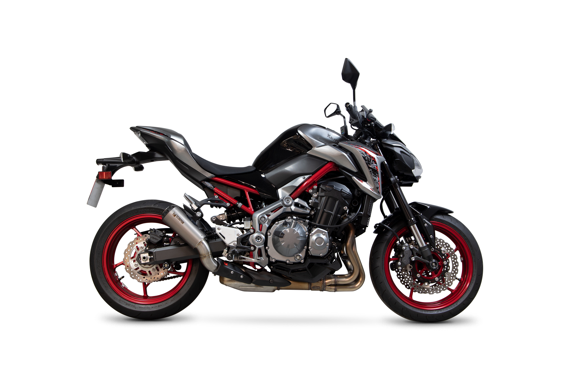 Scorpion Red Power Auspuff für Kawasaki Z 900 2017-2019 Motorräder