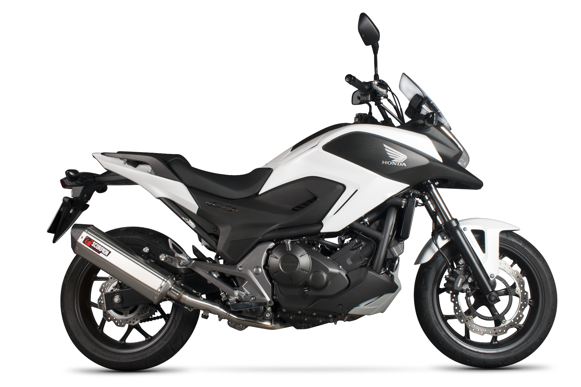 Scorpion Serket Parallel Auspuff für Honda NC 750 S / X 2014-2016 Motorräder