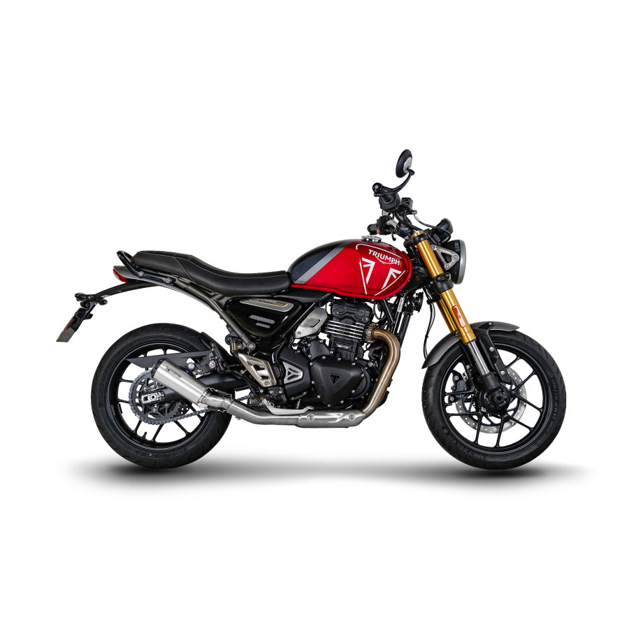 Scorpion Red Power Auspuff für Triumph Speed 400 2024-2026 Motorräder