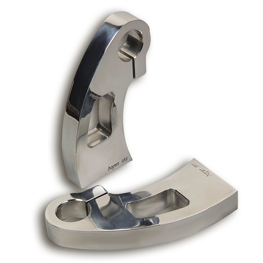 Aluminium Riser "Closed", 100 mm hoch mit 10 mm Aufnahmegewinde für Lenker mit 22 mm Durchmesser