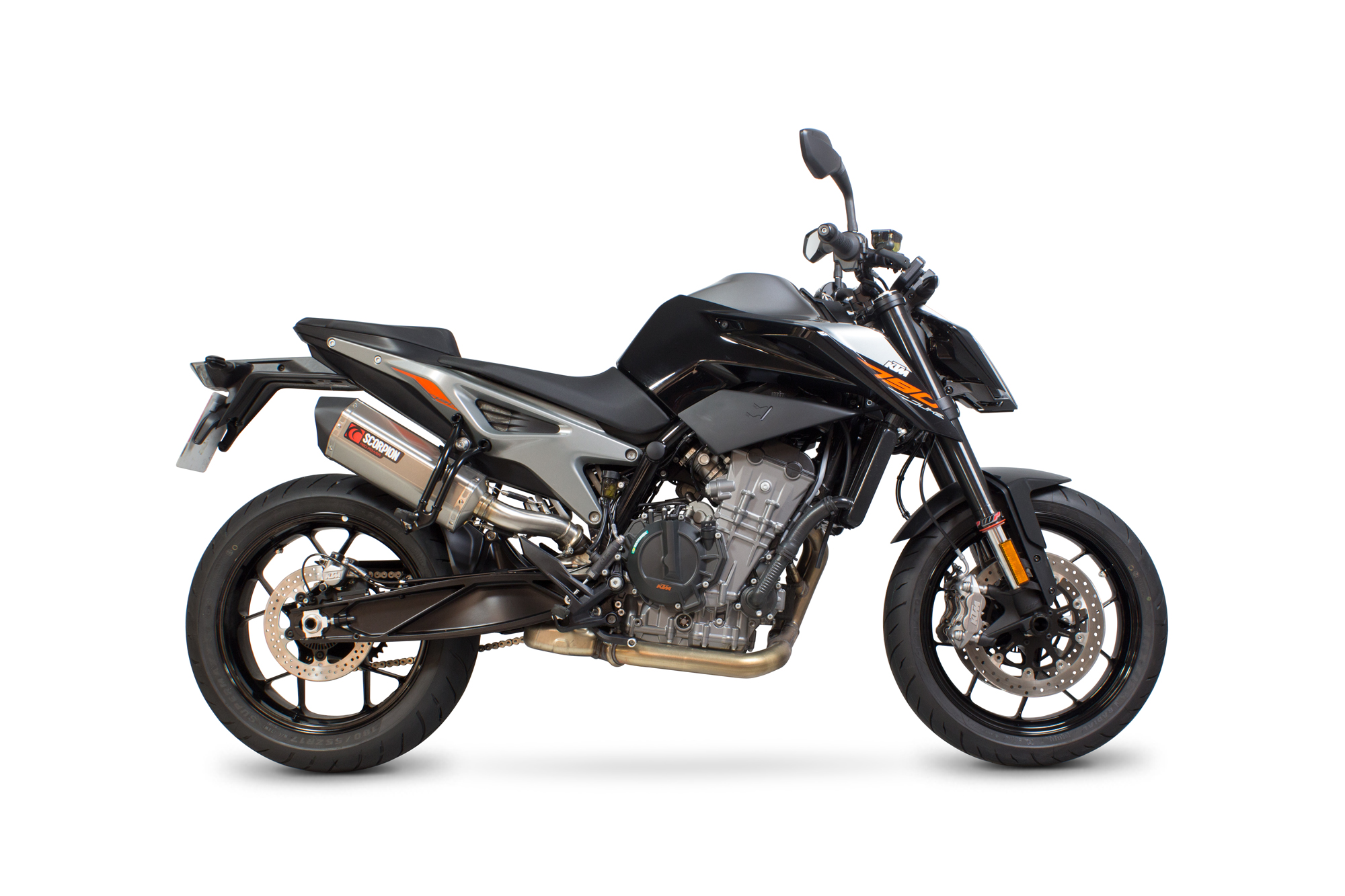 Scorpion Serket Parallel Auspuff für KTM Duke 790 2018-2020 Motorräder