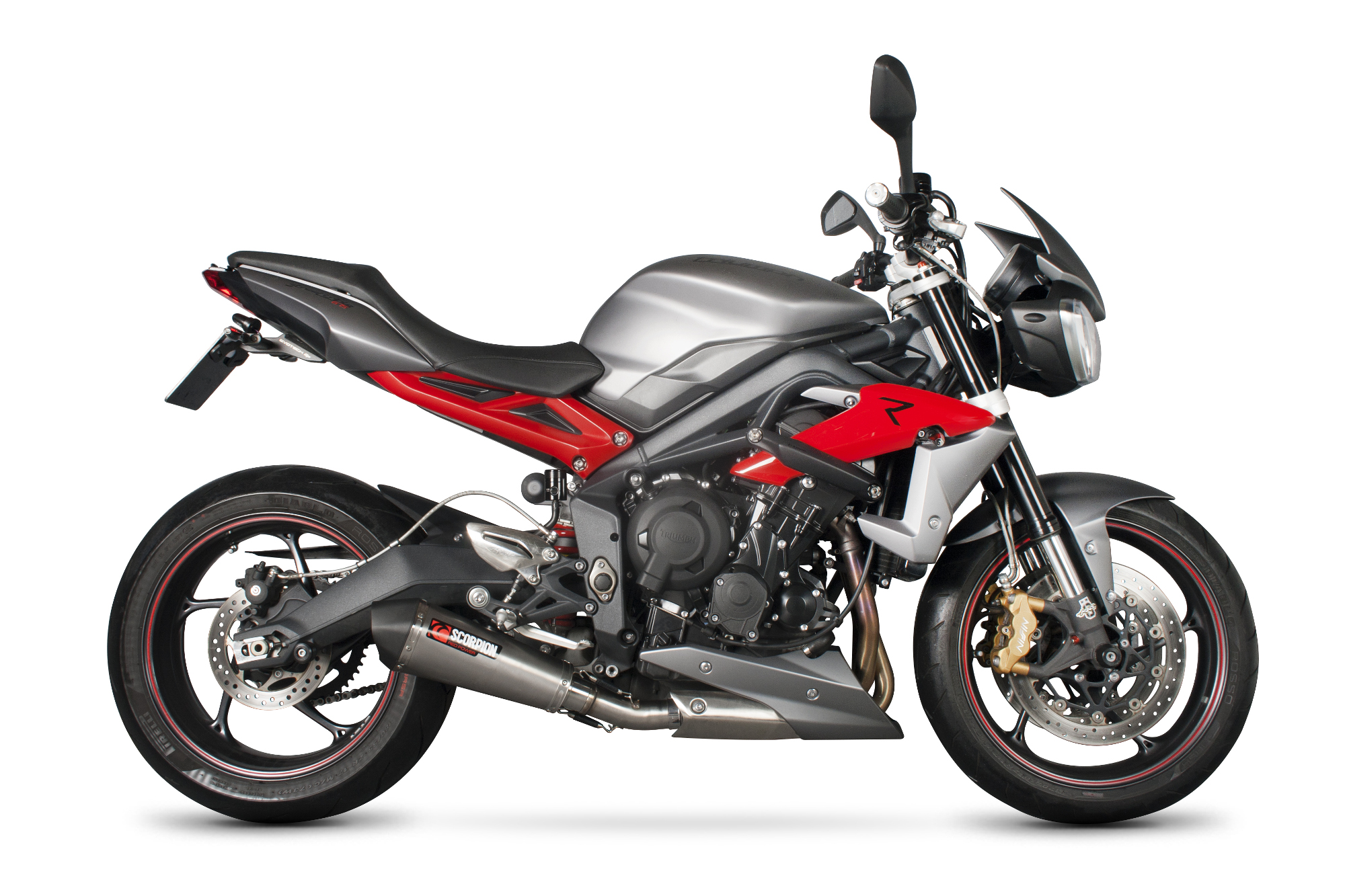 Scorpion Serket Taper Auspuff für Triumph Street Triple 675 / R 2013-2016 Motorräder