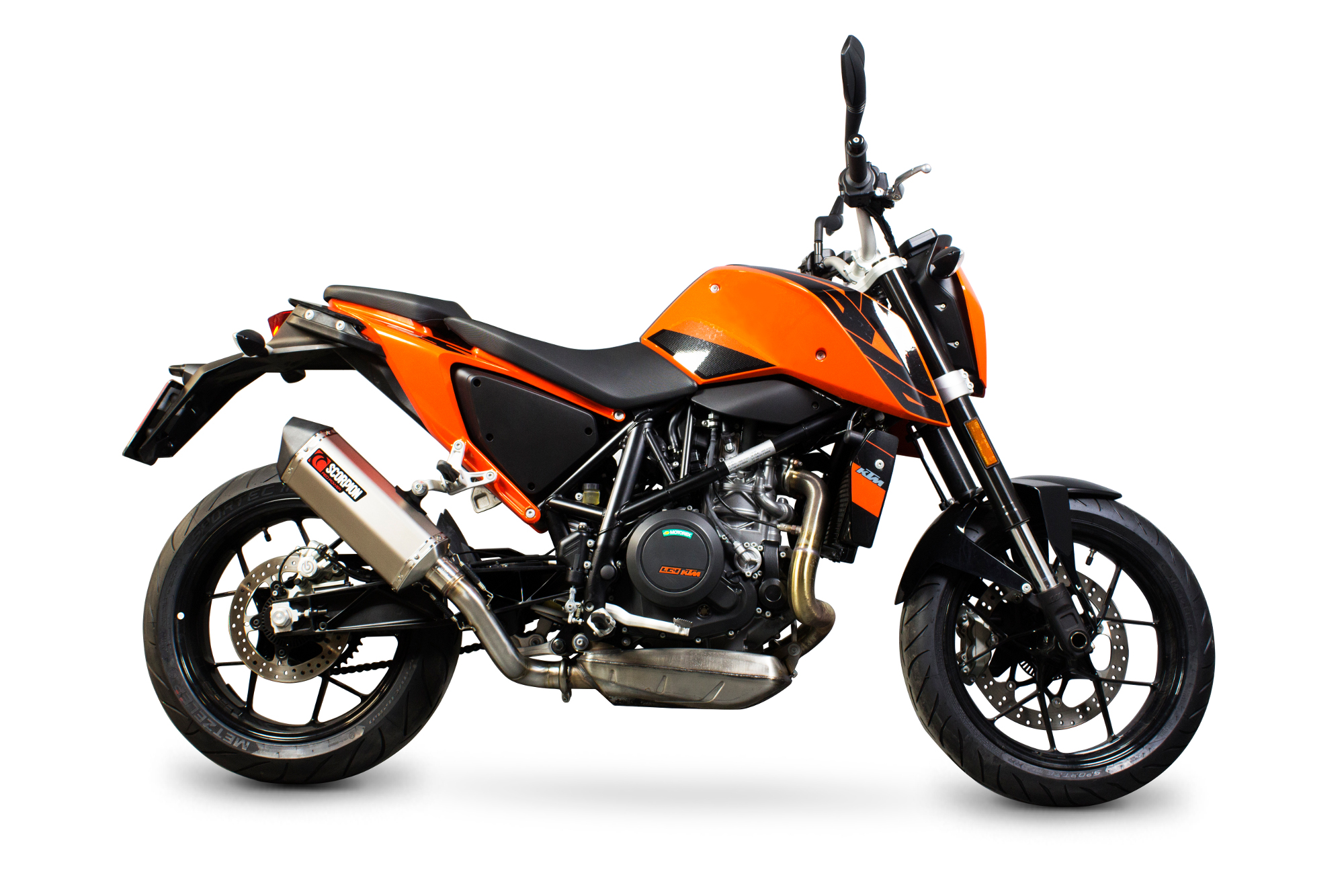 Scorpion Serket Parallel Auspuff für KTM Duke 690 2012-2016 Motorräder
