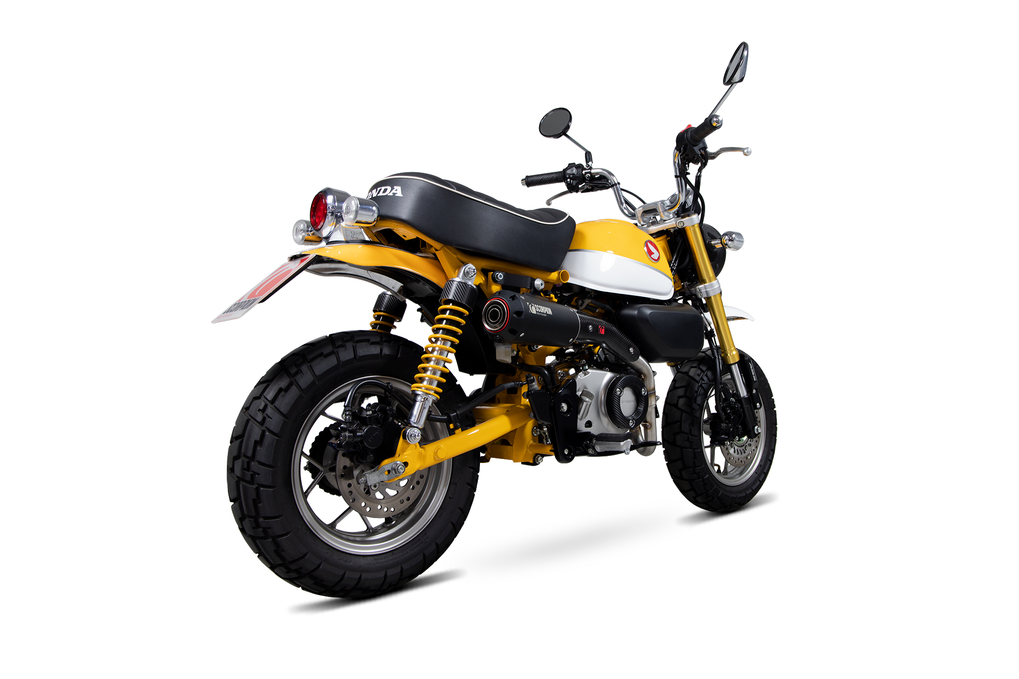 Scorpion Red Power Komplettanlage für Honda Monkey 125 2018-2024 Motorräder