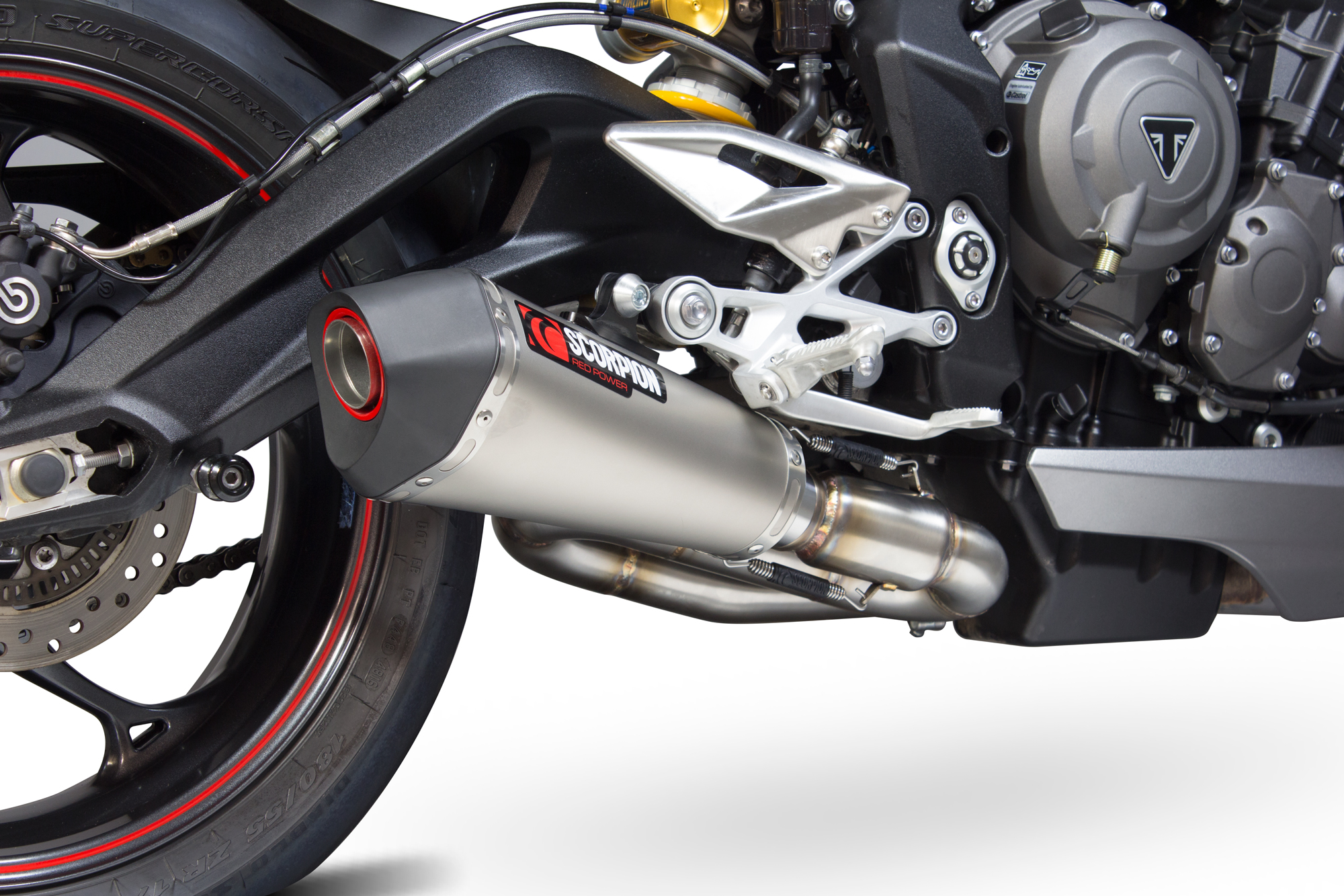 Scorpion Serket Taper Auspuff für Triumph Street Triple 765 R / S / RS 2017-2019 Motorräder