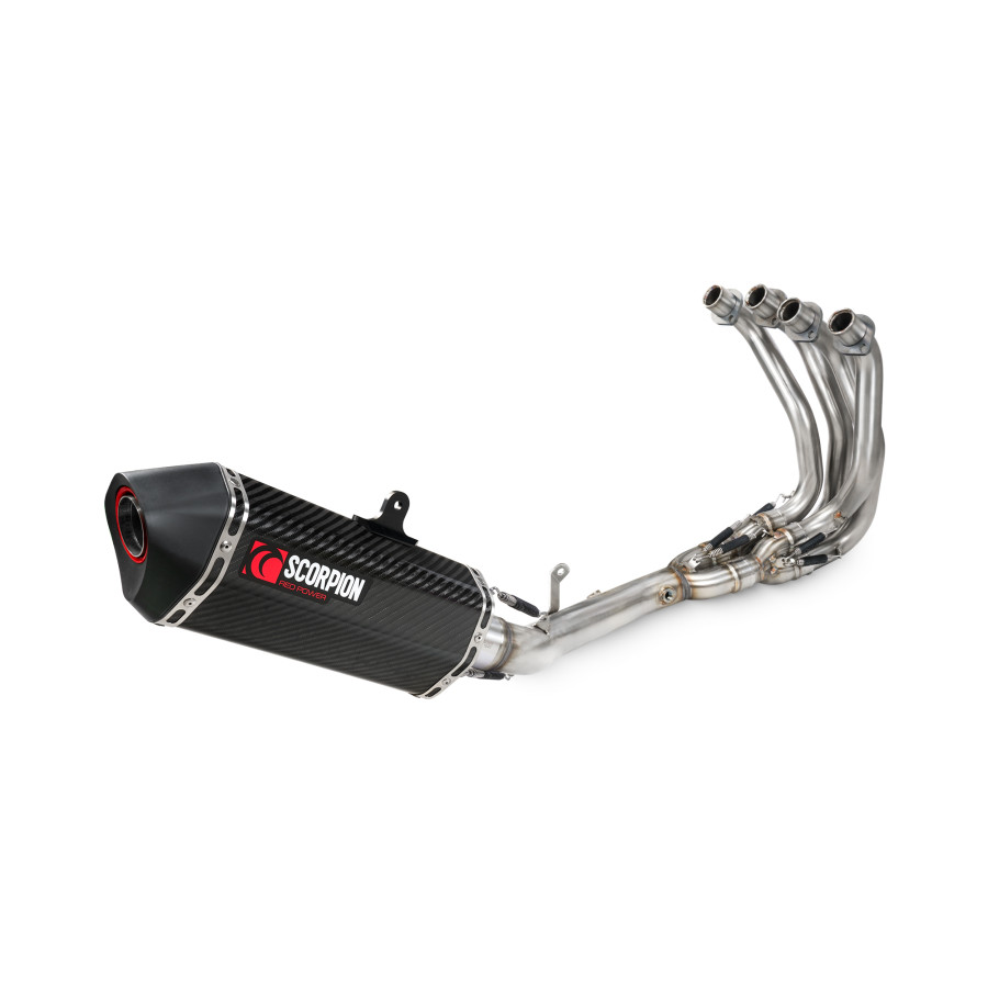 Scorpion Serket Parallel Komplettanlage für Kawasaki ZX 4 RR 2023-2024 Motorräder