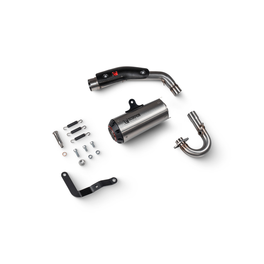 Scorpion Red Power Komplettanlage für Honda Monkey 125 2025 Motorräder