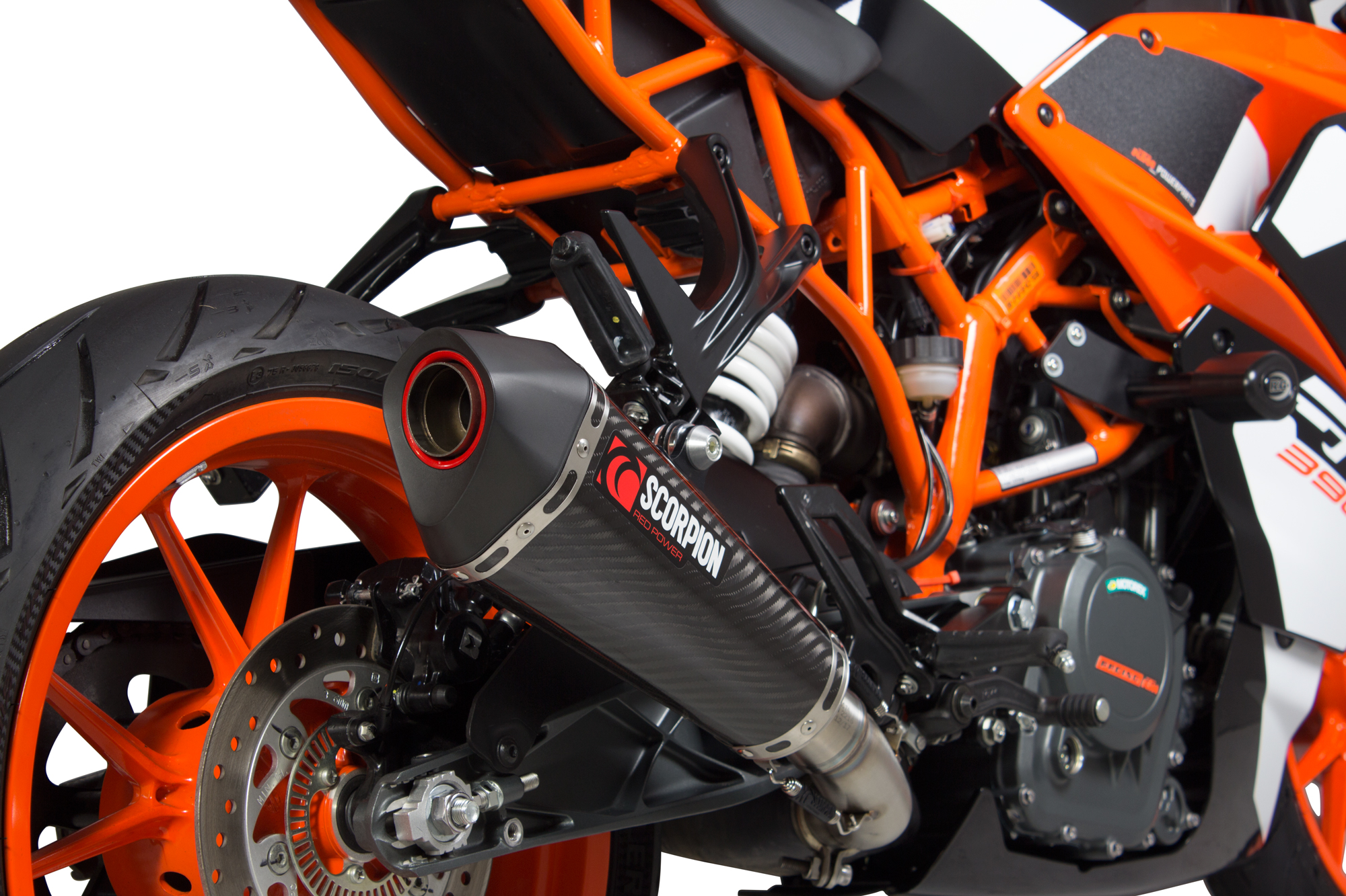 Scorpion Serket Taper Auspuff für KTM RC 390 2017-2020 Motorräder