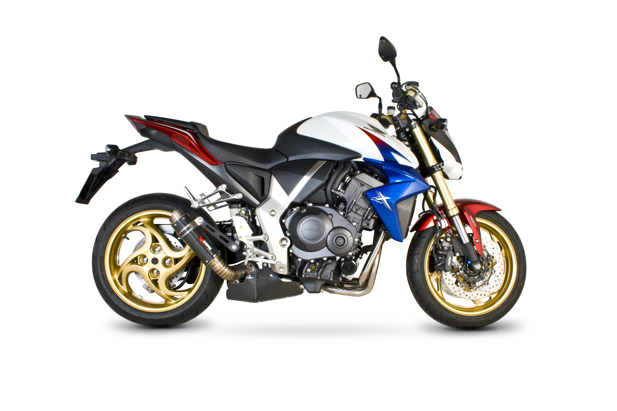 Scorpion RP-1 GP Auspuff für Honda CB 1000 R 2008-2016 seitlich