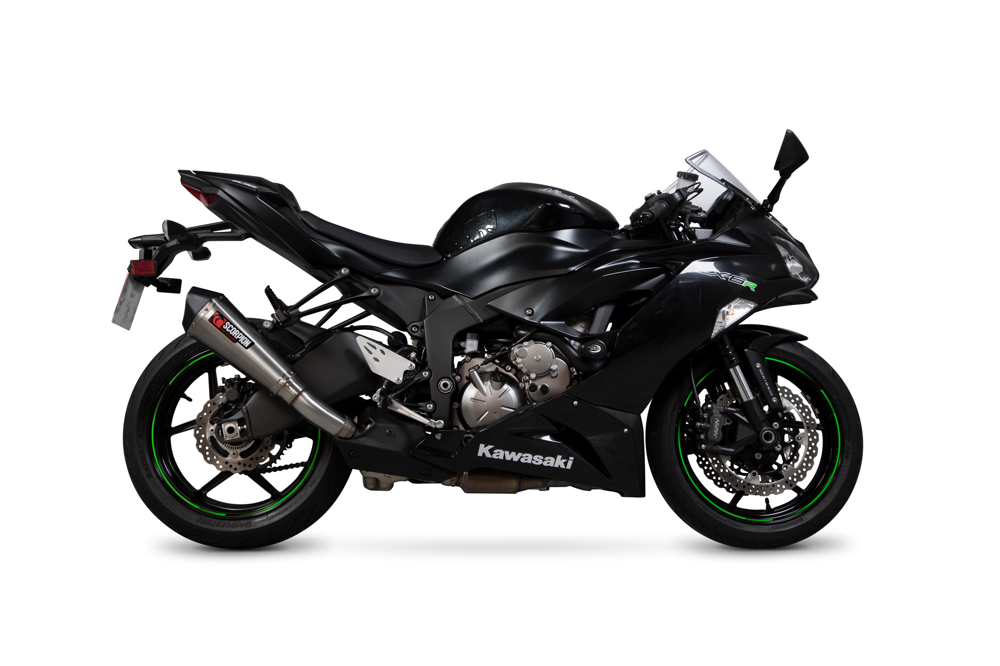Scorpion Serket Taper Auspuff für Kawasaki Ninja ZX 6 R / 636 2019-2020 Motorräder