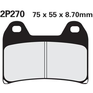 Nissin Bremsbelagsatz für Benelli 2 UE 08-09 TNT S Tornado Naked Tre 07- Trek 07- Tornado 00-02 TNT