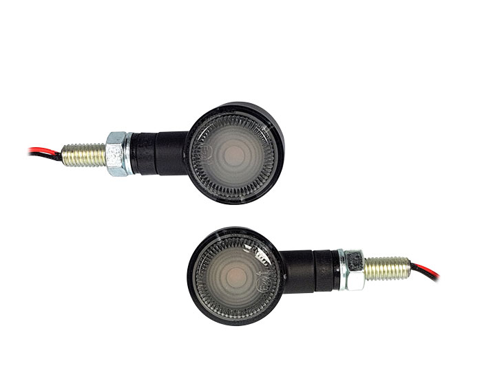 LED-Miniblinker Sun Smoke mit getöntem Glas