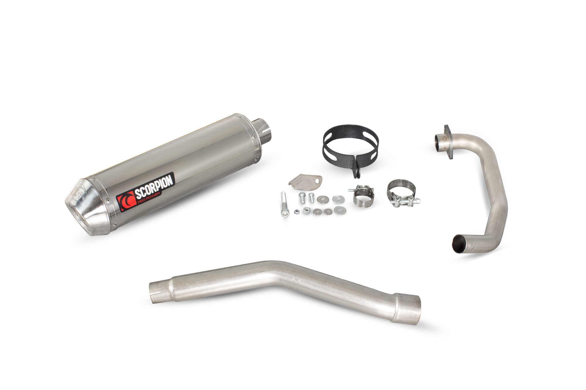 Scorpion Factory Endtopf mit Krümmeranlage in für Honda CB 125 F
